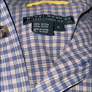 Royal Robbins Men’s Long Sleeve Plaid Button Down